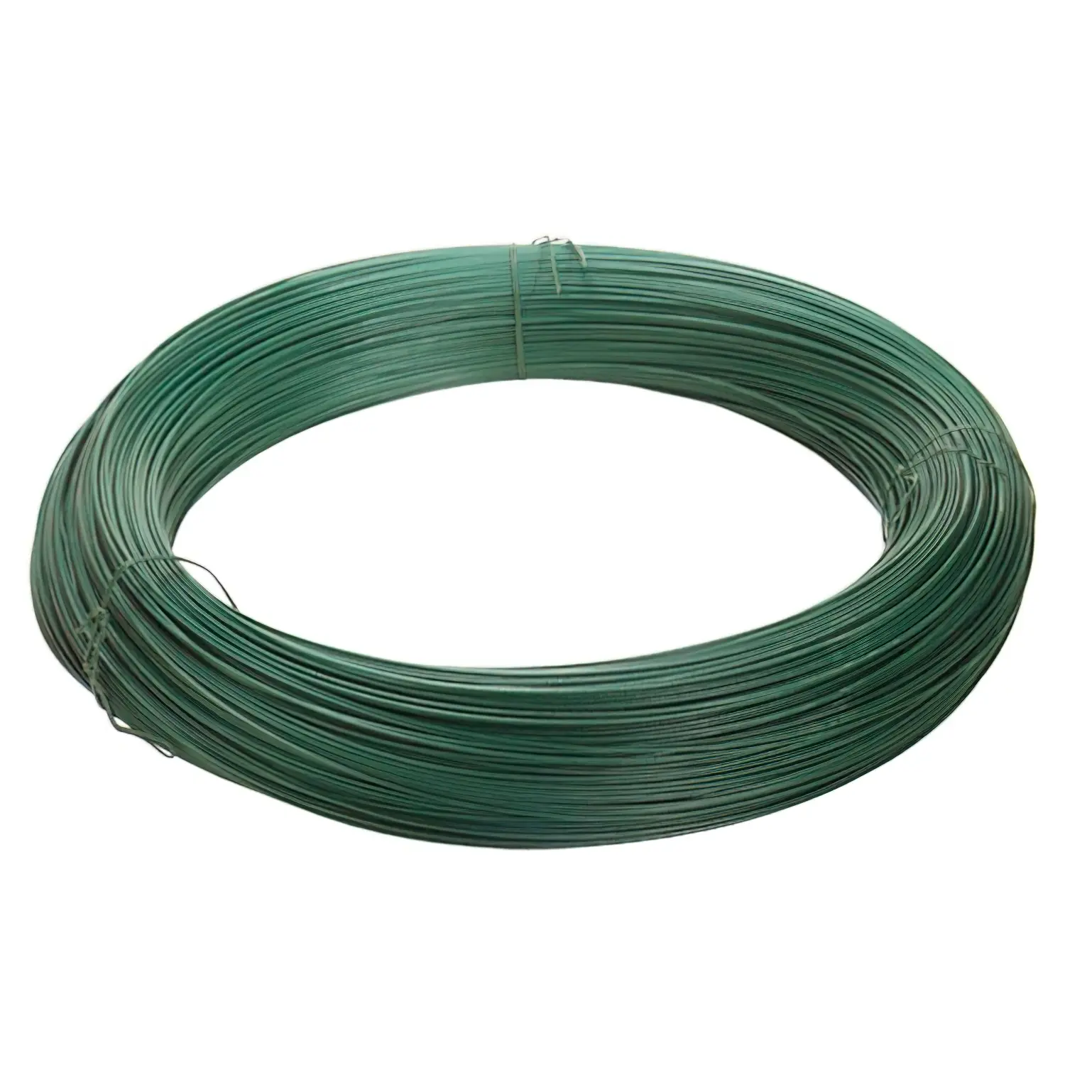 ALAMBRE PLASTIFICADO VERDE ROLLO 25