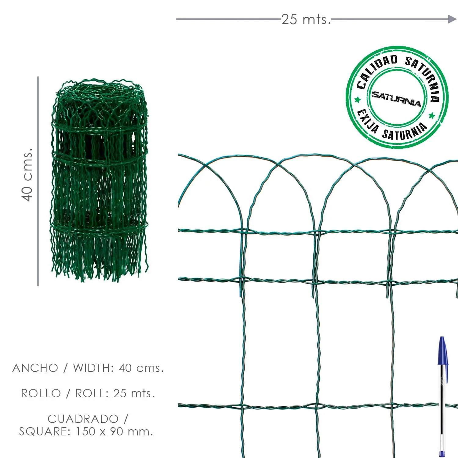 MALLA ELECTROSOLDADA PLASTIFICADA R