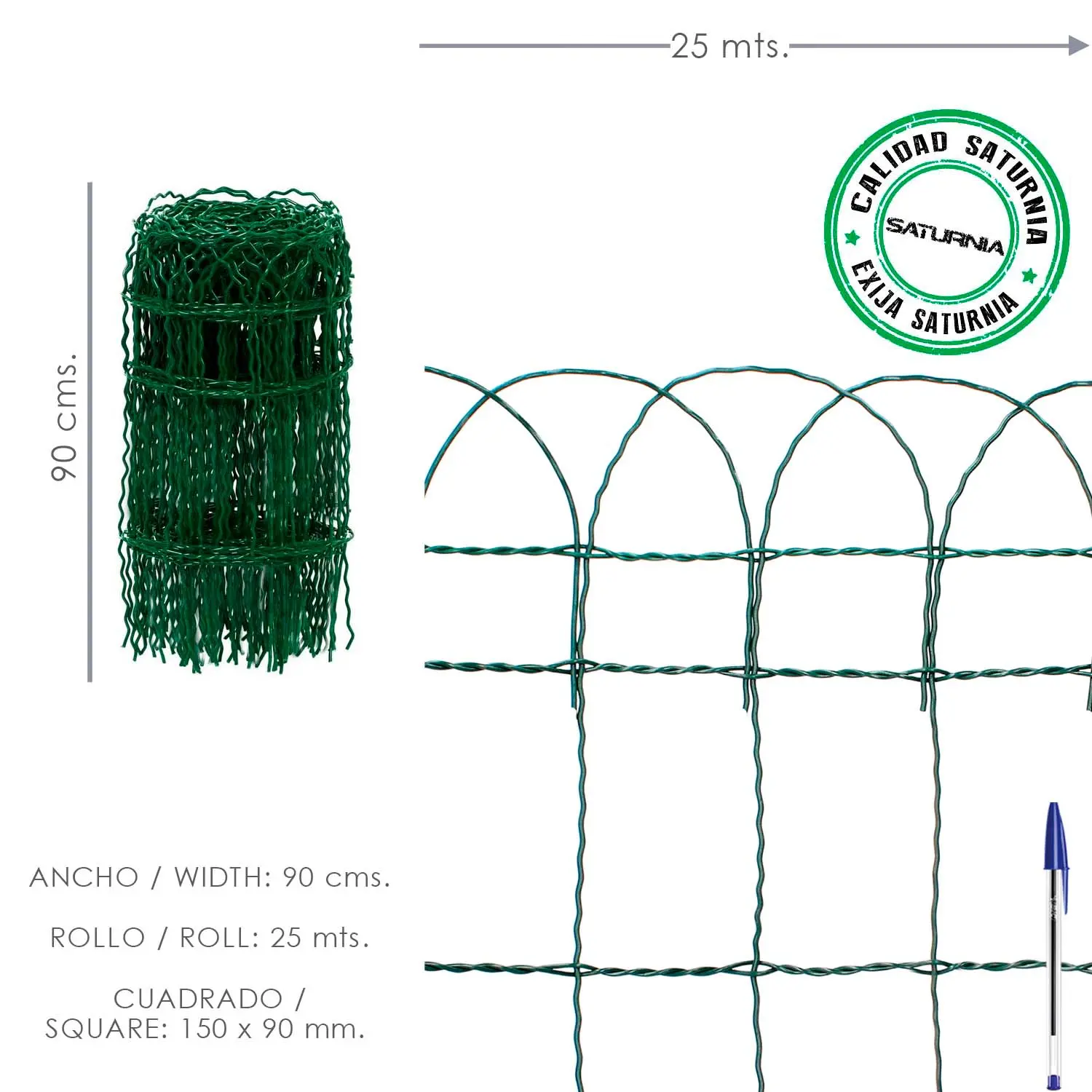 MALLA ELECTROSOLDADA PLASTIFICADA R