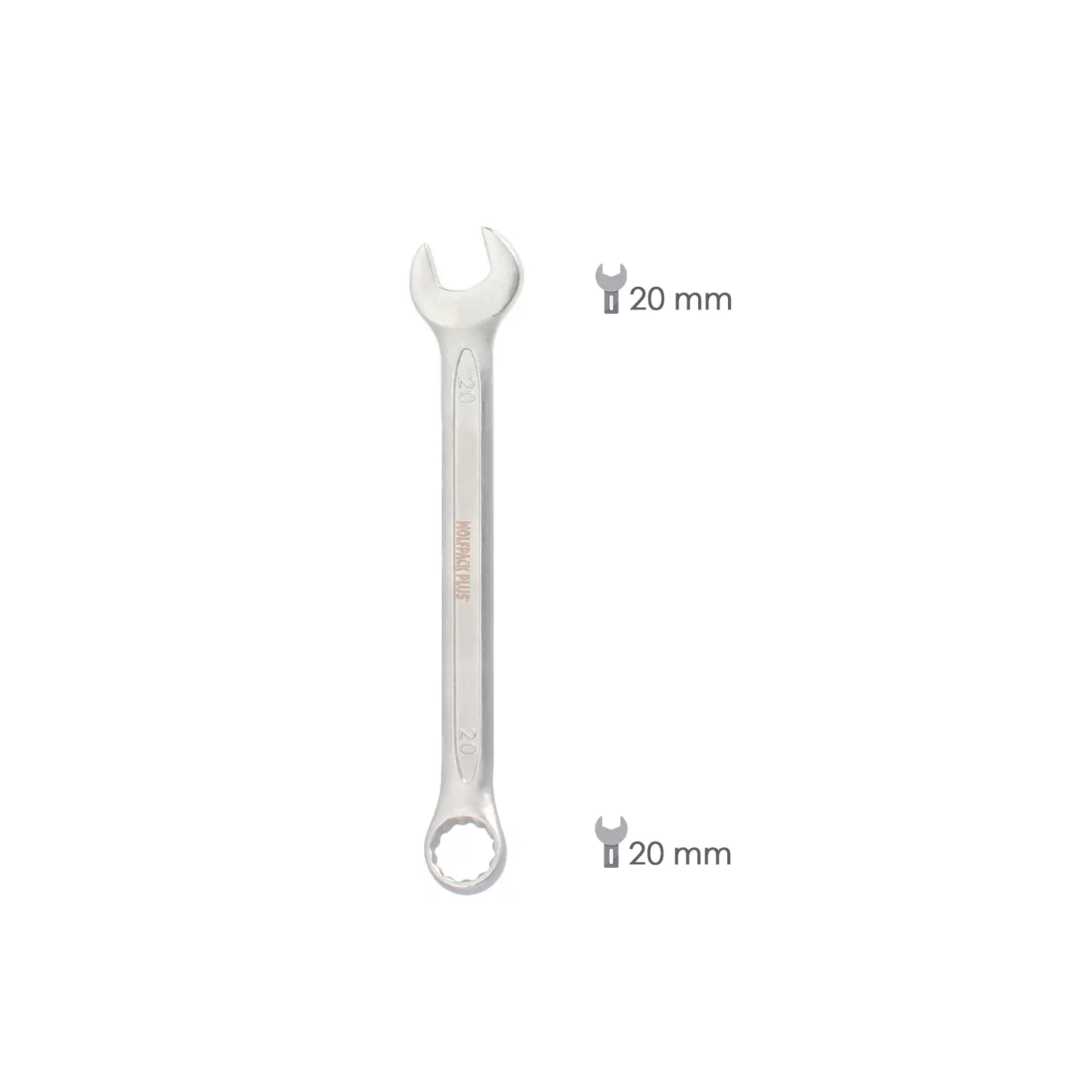 LLAVE COMBINADA PLUS 20X20 ACERO CR