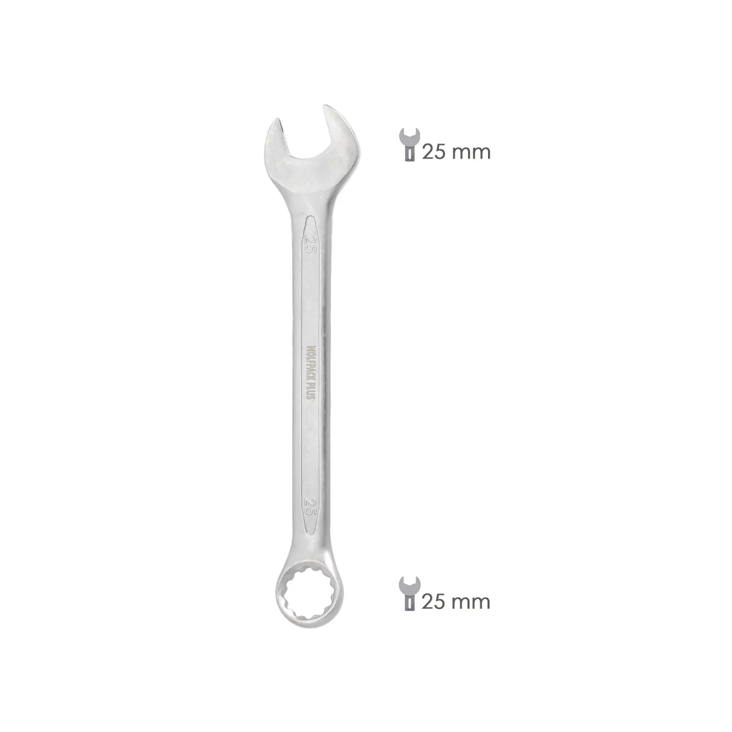 LLAVE COMBINADA PLUS 25X25 ACERO CR