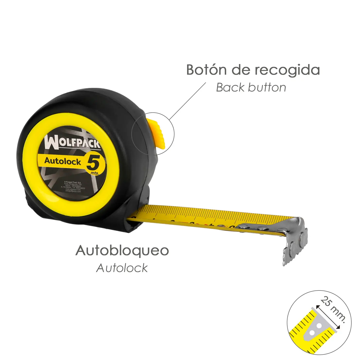 FLEXOMETRO AUTOLOCK CON FRENO AUTOM