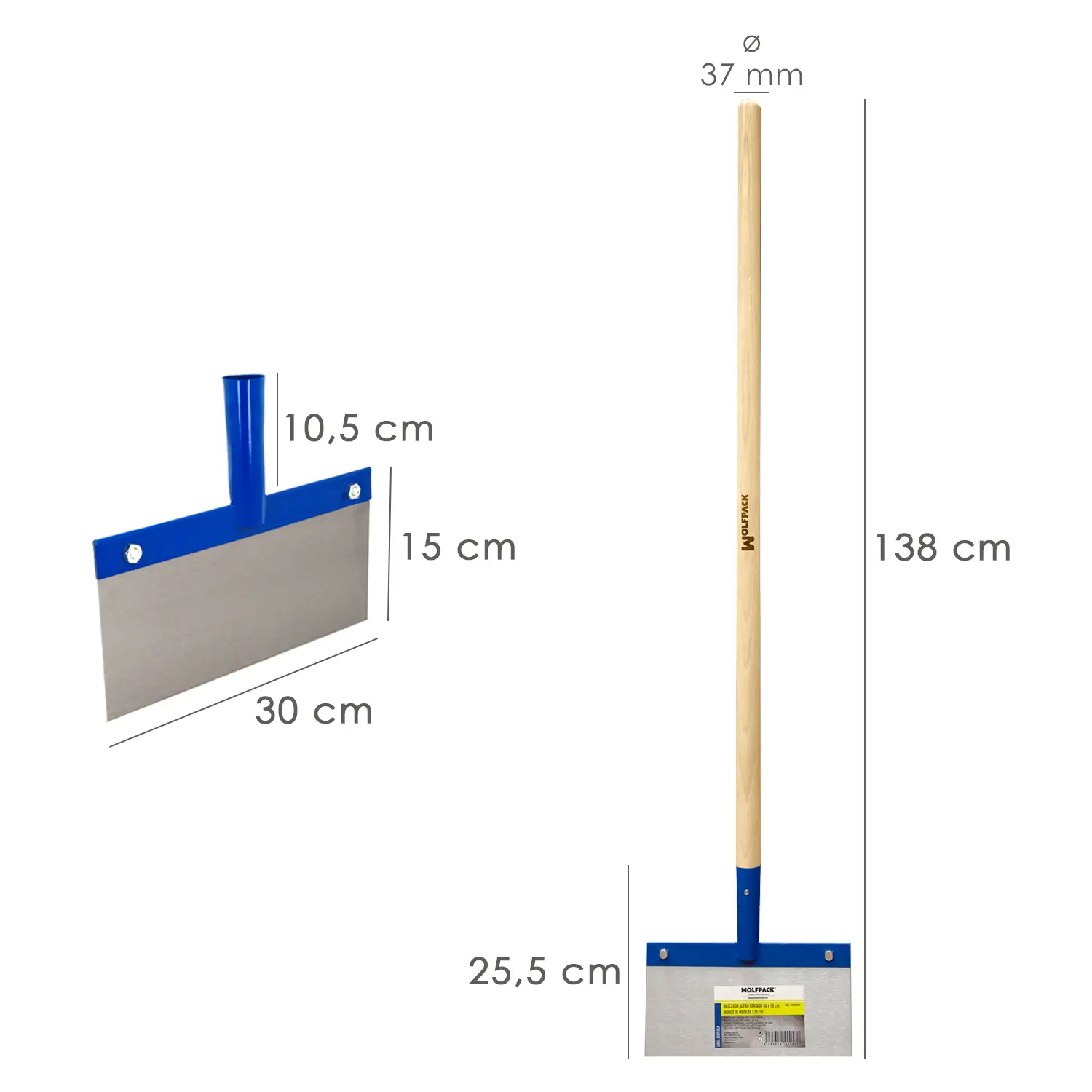 RASCADOR TECHOS / SUELOS 300X150 MM