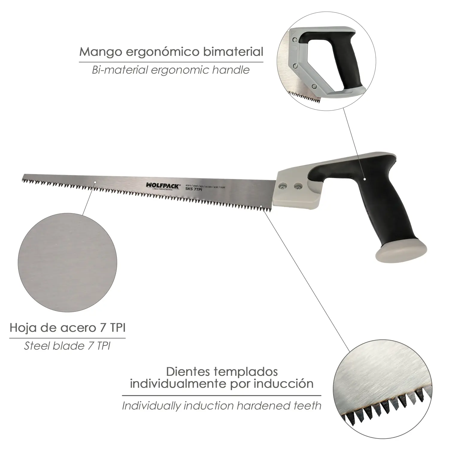 SERRUCHO PARA ESCAYOLA CON MANGO HO