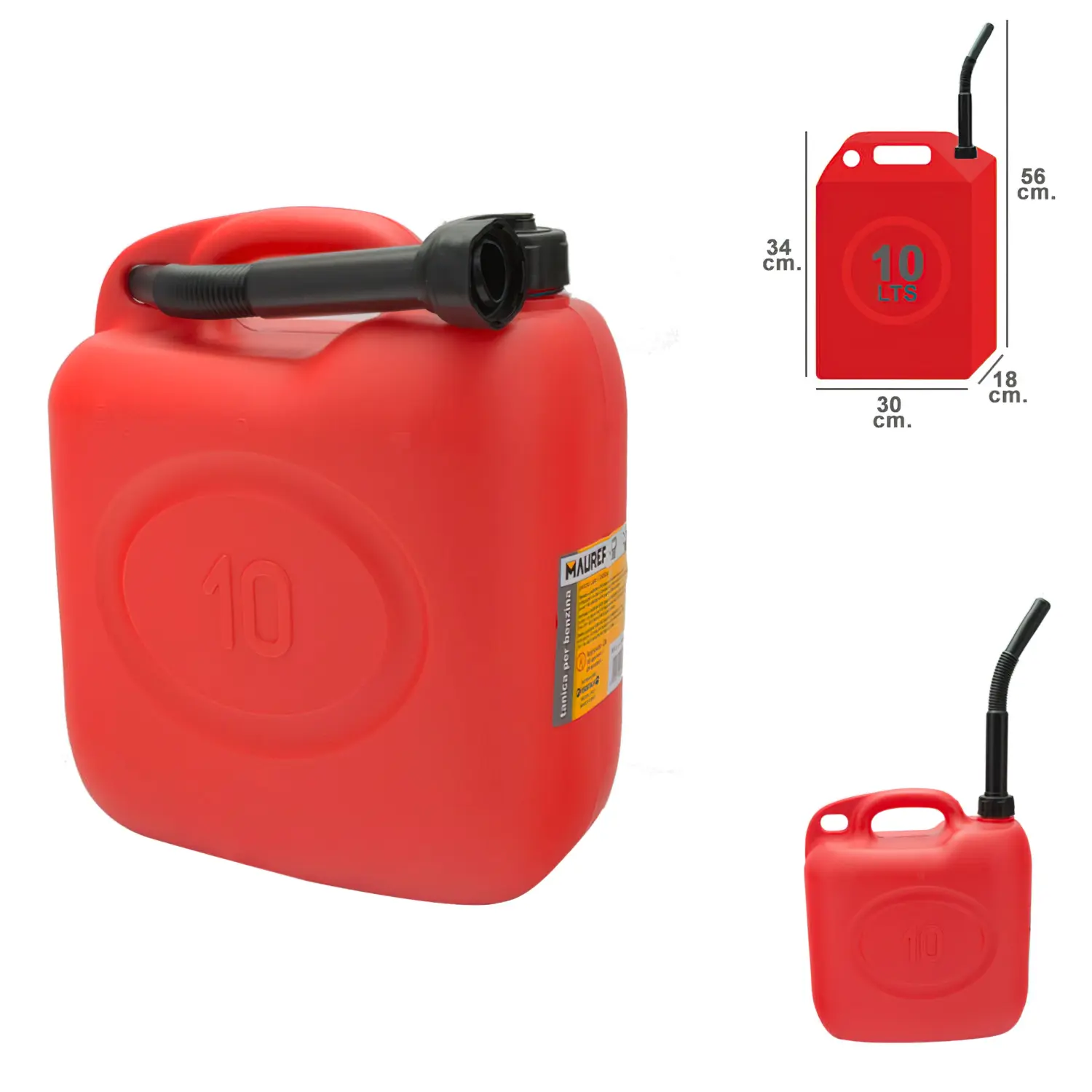 BIDON GASOLINA 10L HOMOLOG