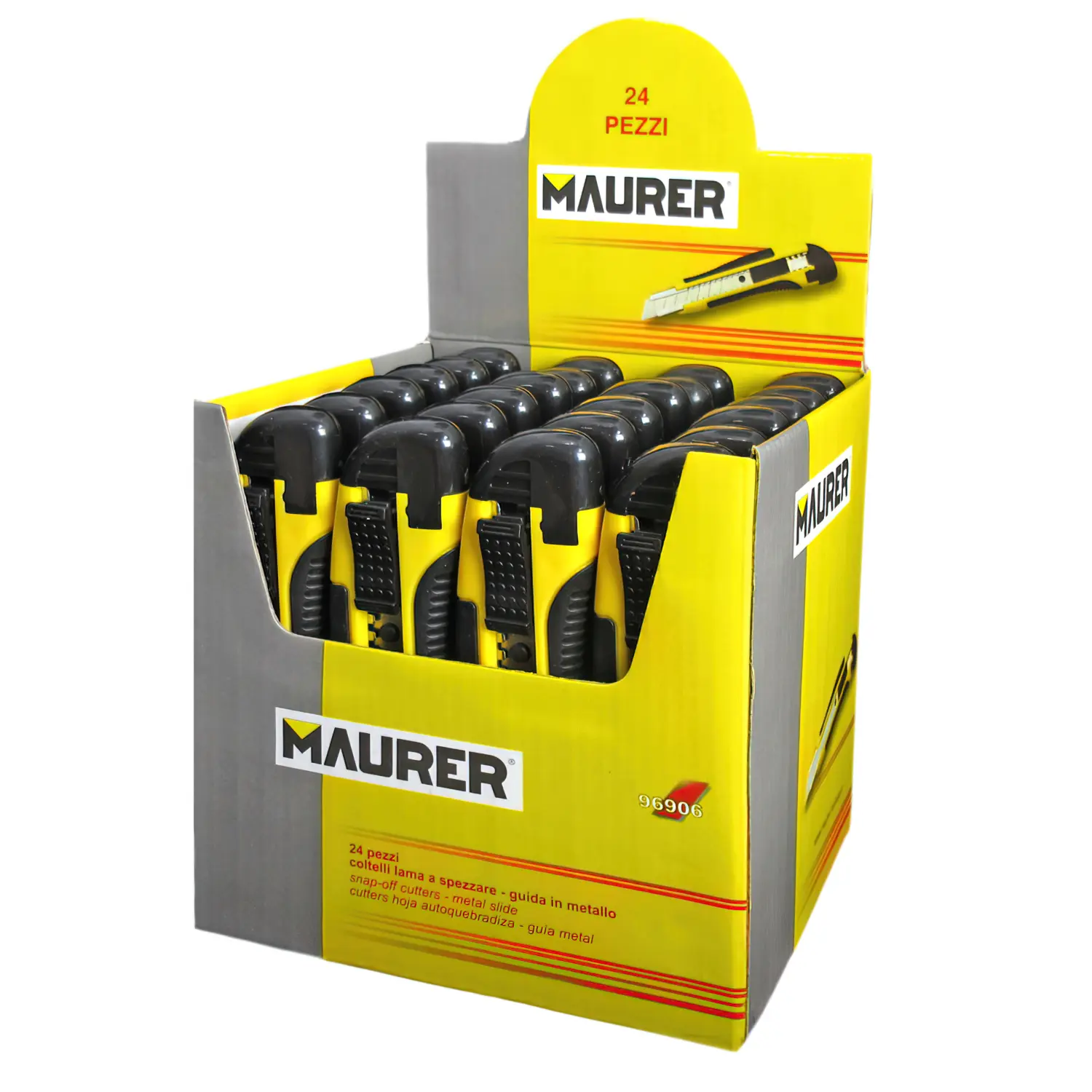 CUTTER MAURER 18 MM. CON  2 HOJAS (