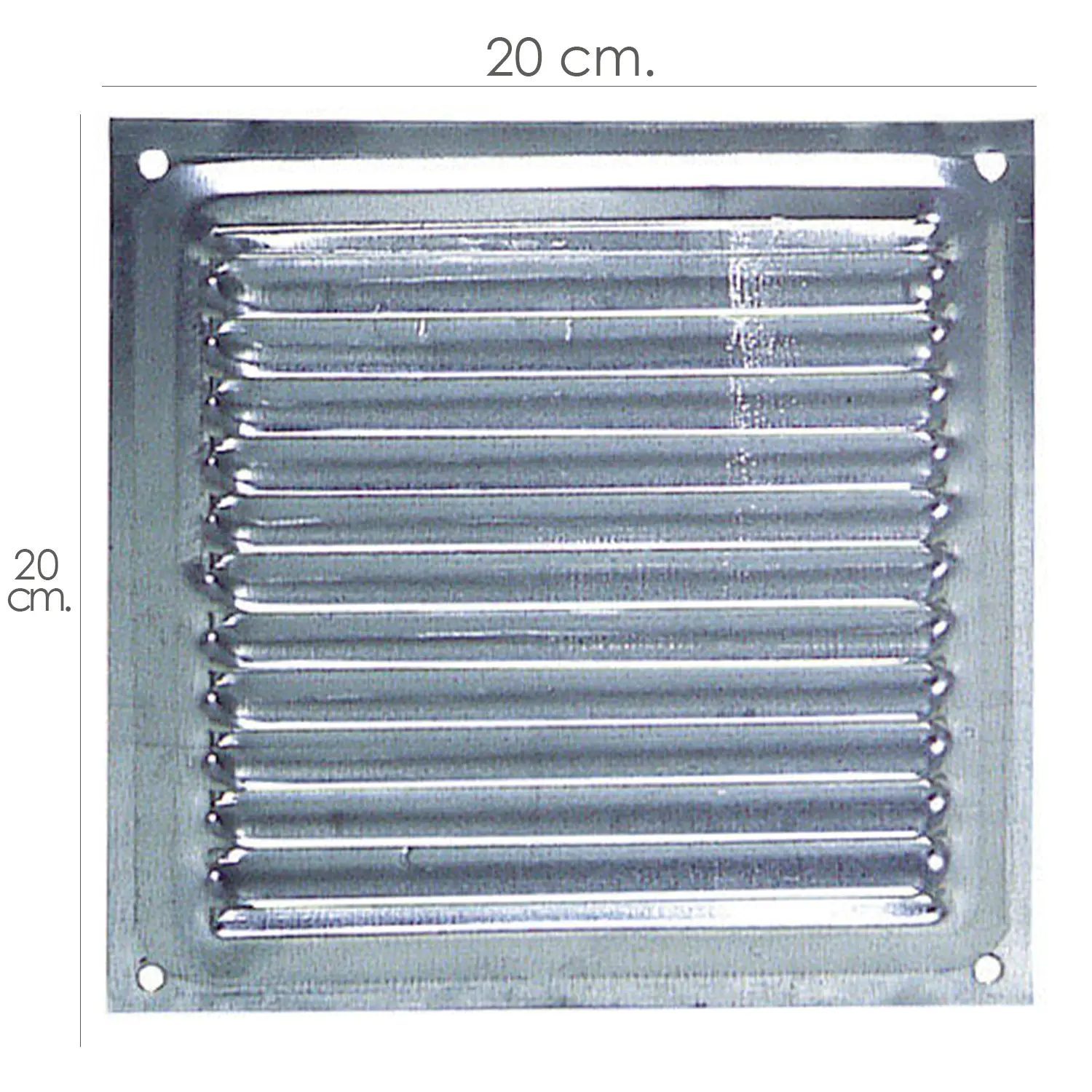 REJILLA VENTILACIÓN ATORNILLAR  20X