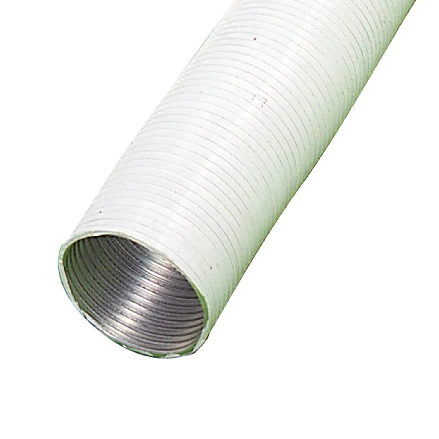 TUBO ALUMINIO COMPACTO BLANCO Ø 100