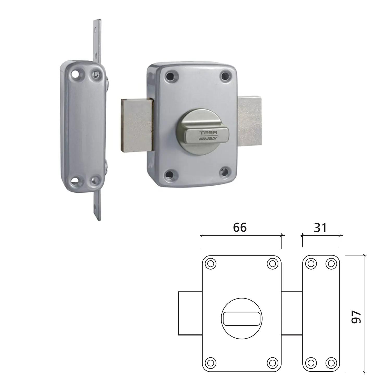 CERRADURA TESA 2110/TE/4E