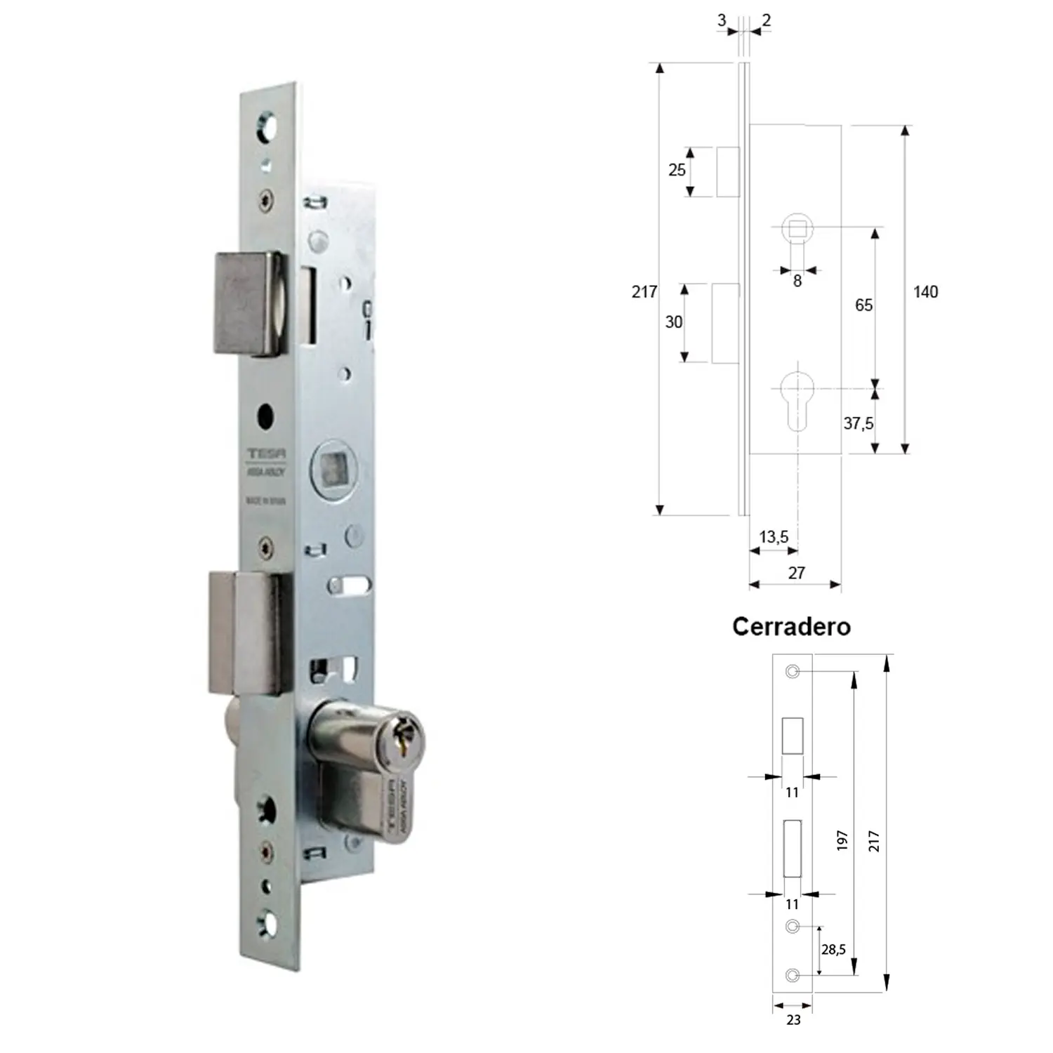 CERRADURA TESA 2200-HZ/15