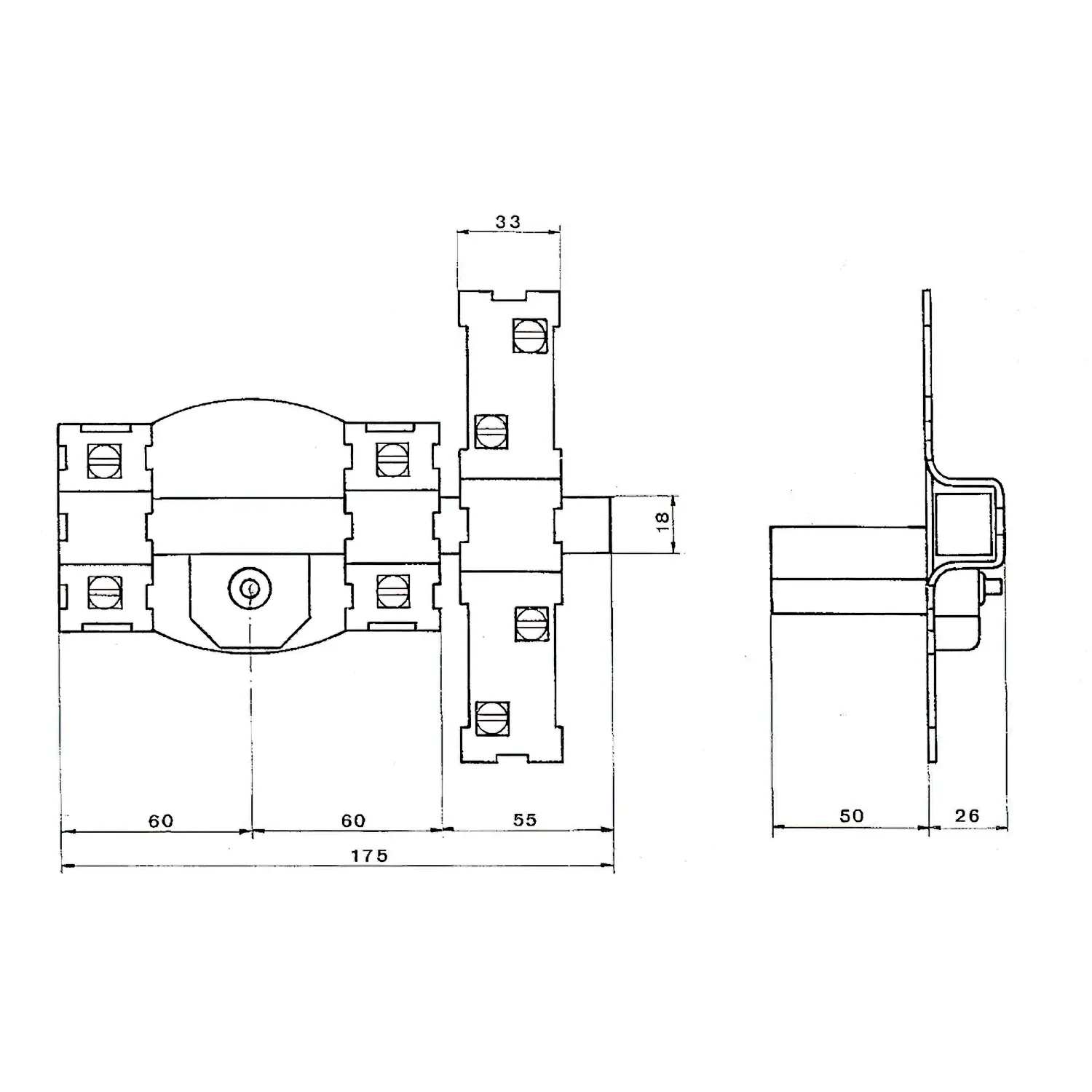 CERROJO FAC 301-R/120-P