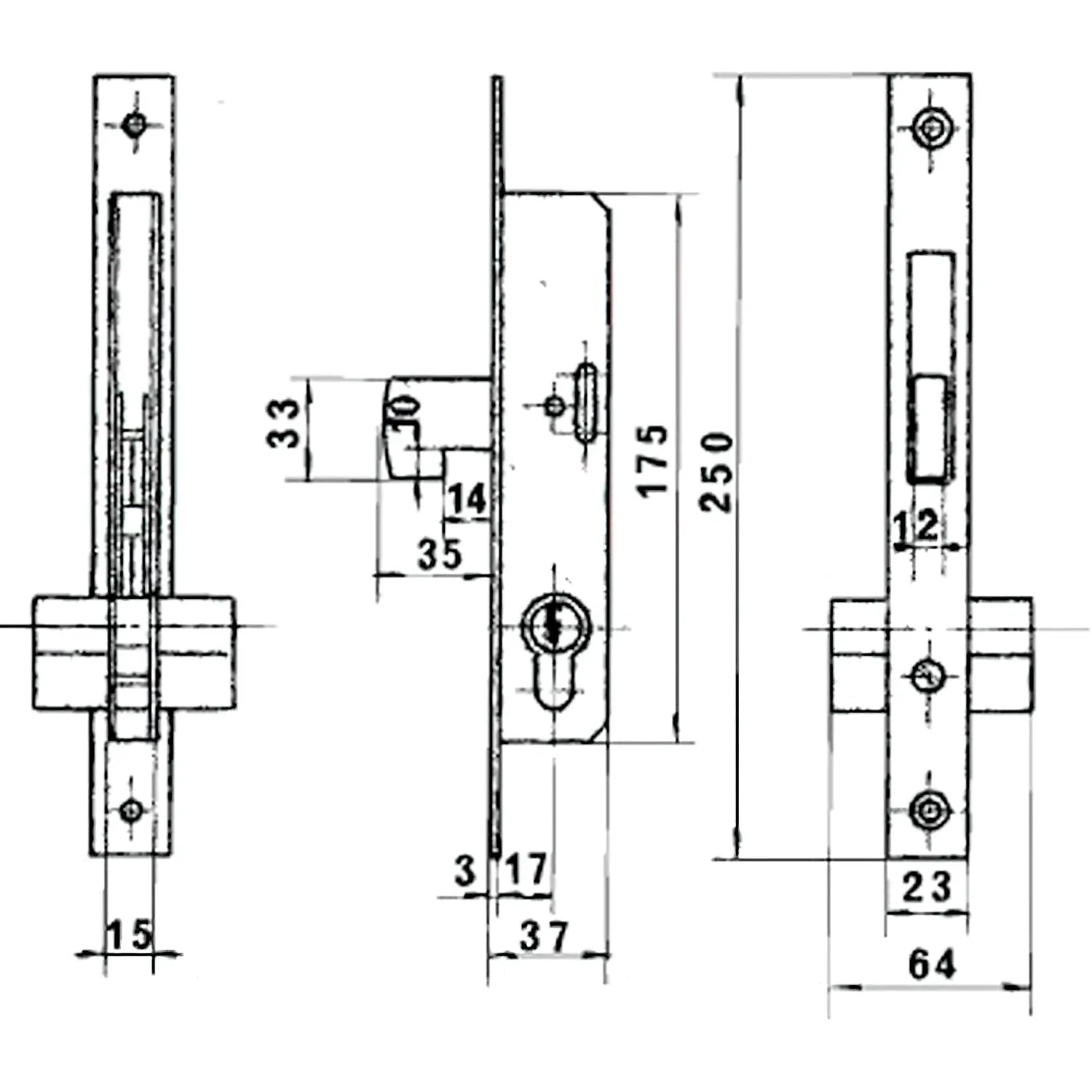 CERRADURA LINCE 5582N        HN/17 