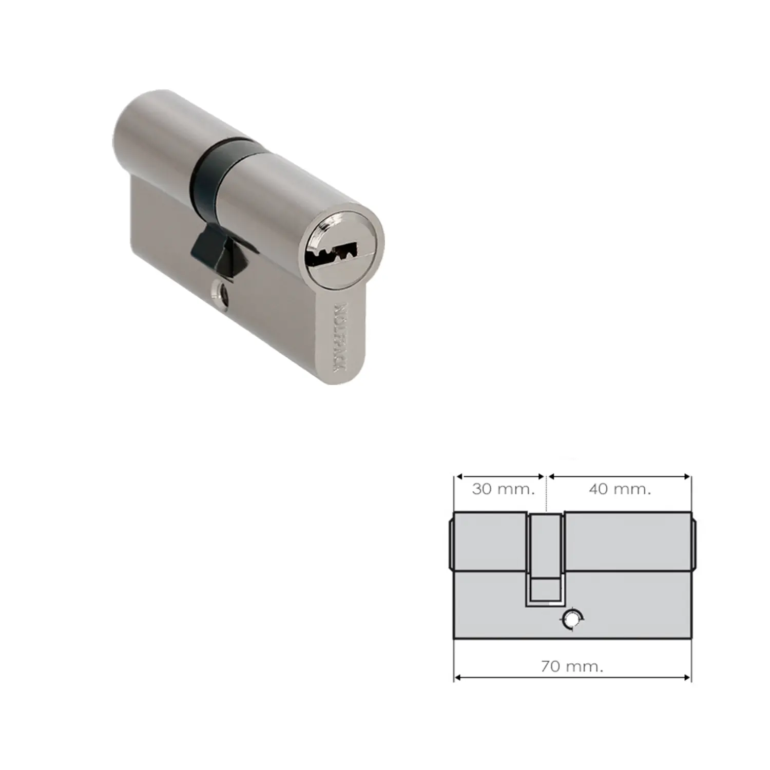 CILINDRO SEGURIDAD WOLFPACK 30X40 M