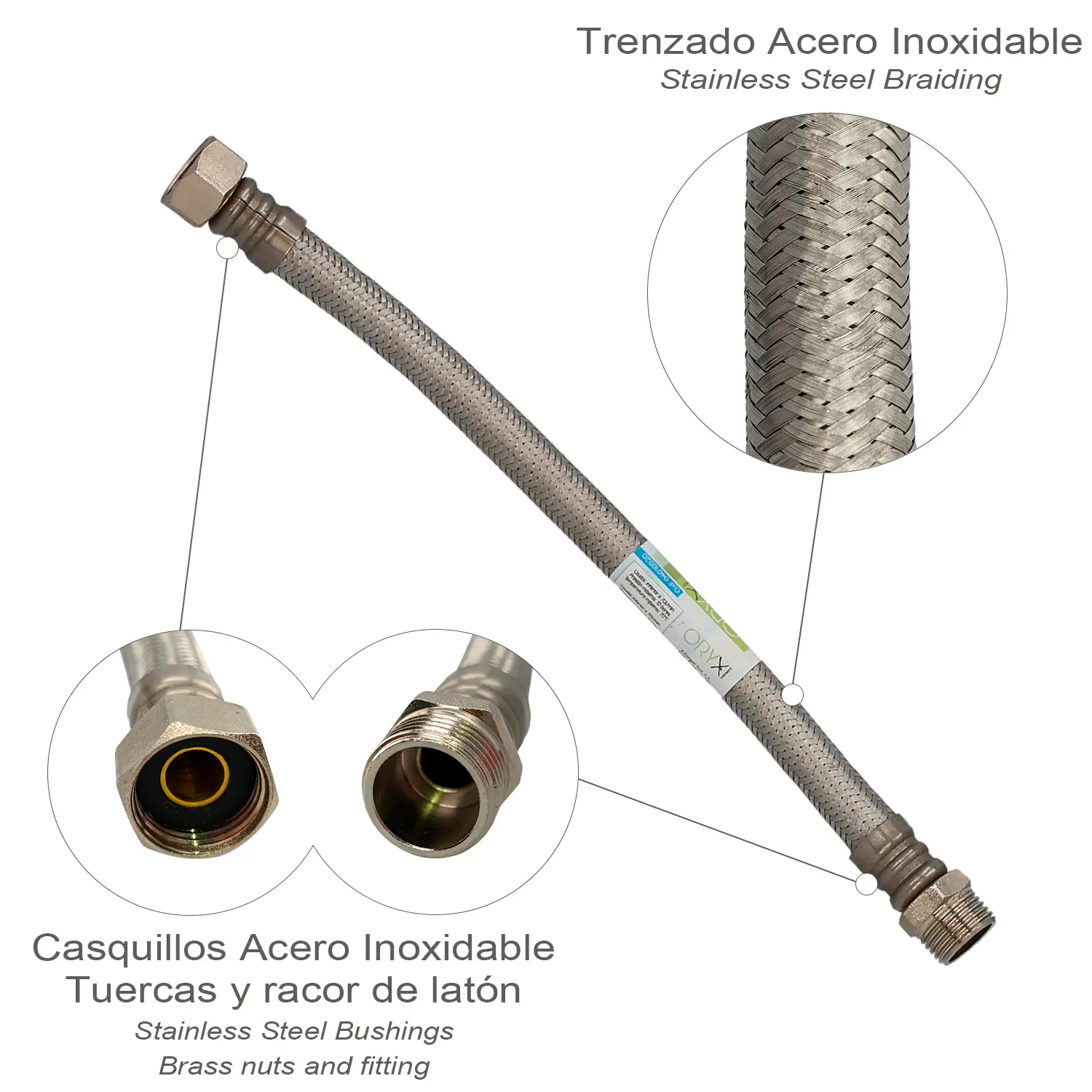 LATIGUILLO FLEXIBLE ACERO INOXIDABL