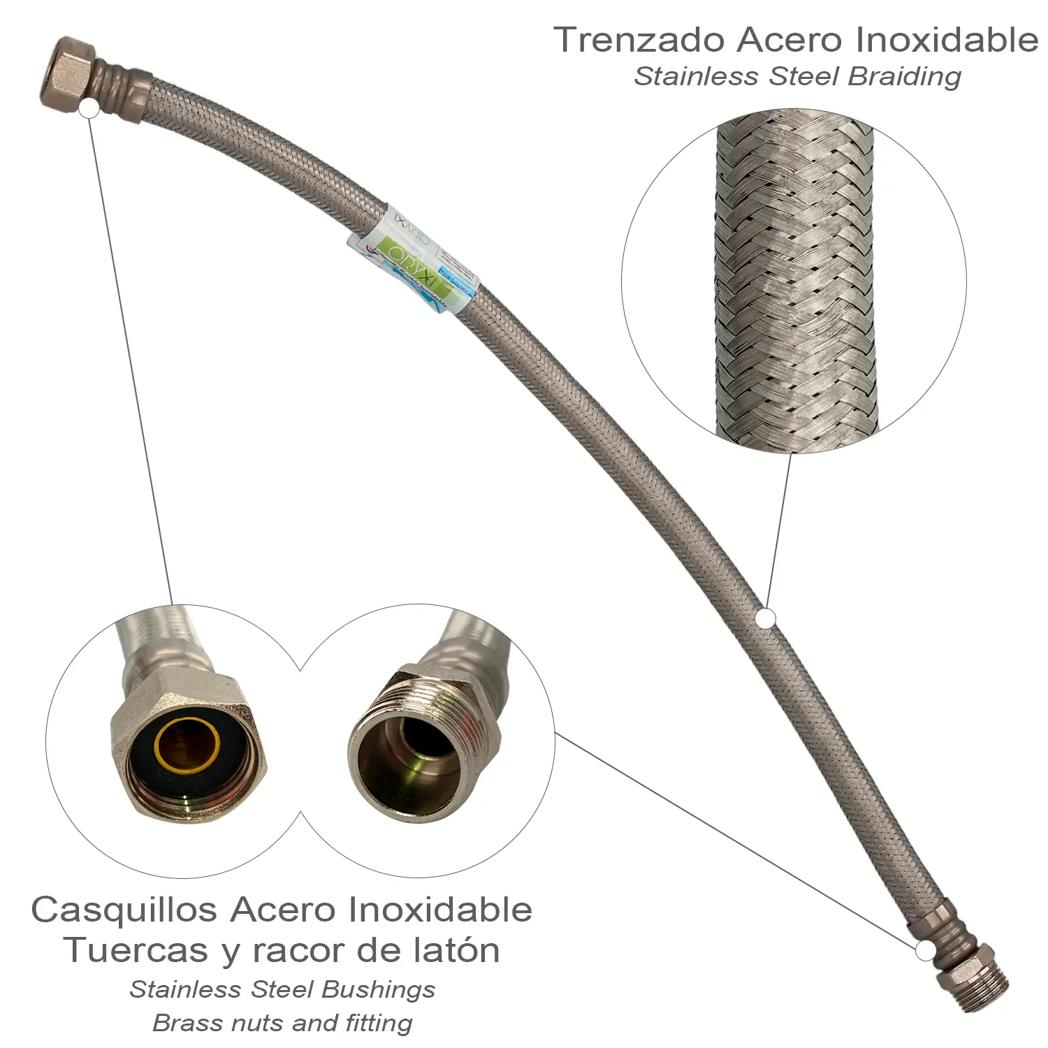 LATIGUILLO FLEXIBLE ACERO INOXIDABL