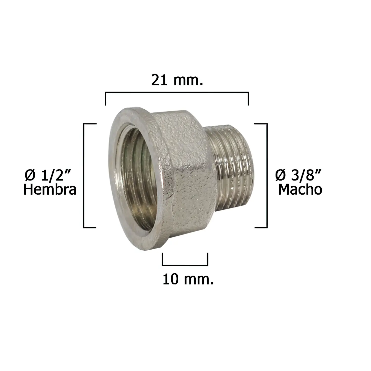 ALARGADERA HEXAGONAL REDUCCCION CRO