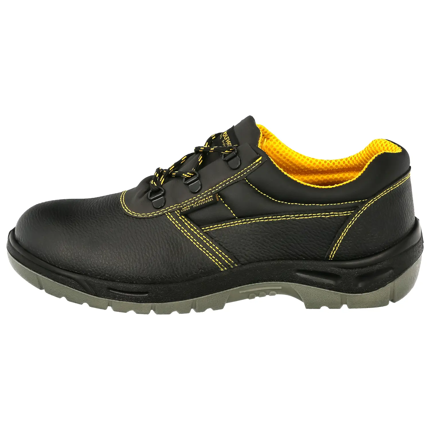 ZAPATOS SEGURIDAD S3 PIEL NEGRA WOL