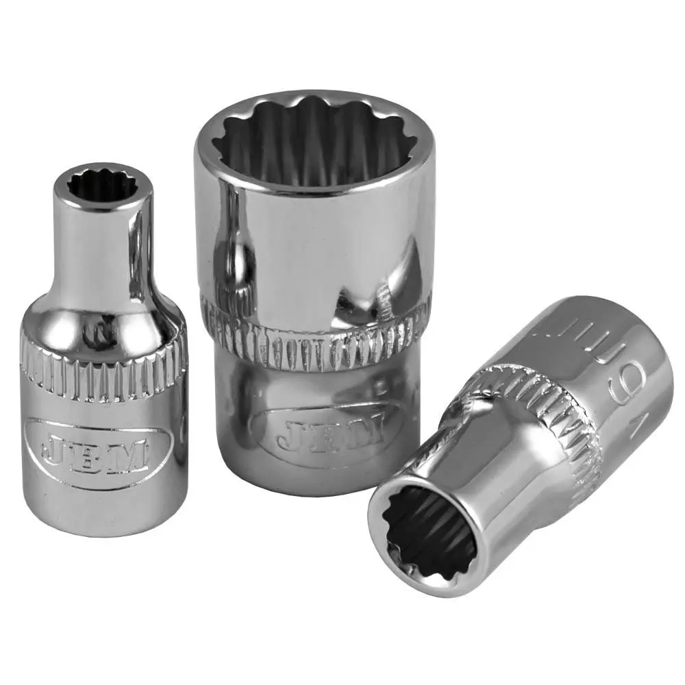 VASO XZN 1/4" 8MM CROMADO