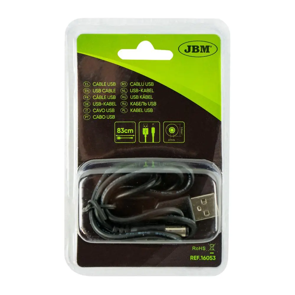 CABLE USB TIPO A / CLAVIJA REDONDA 