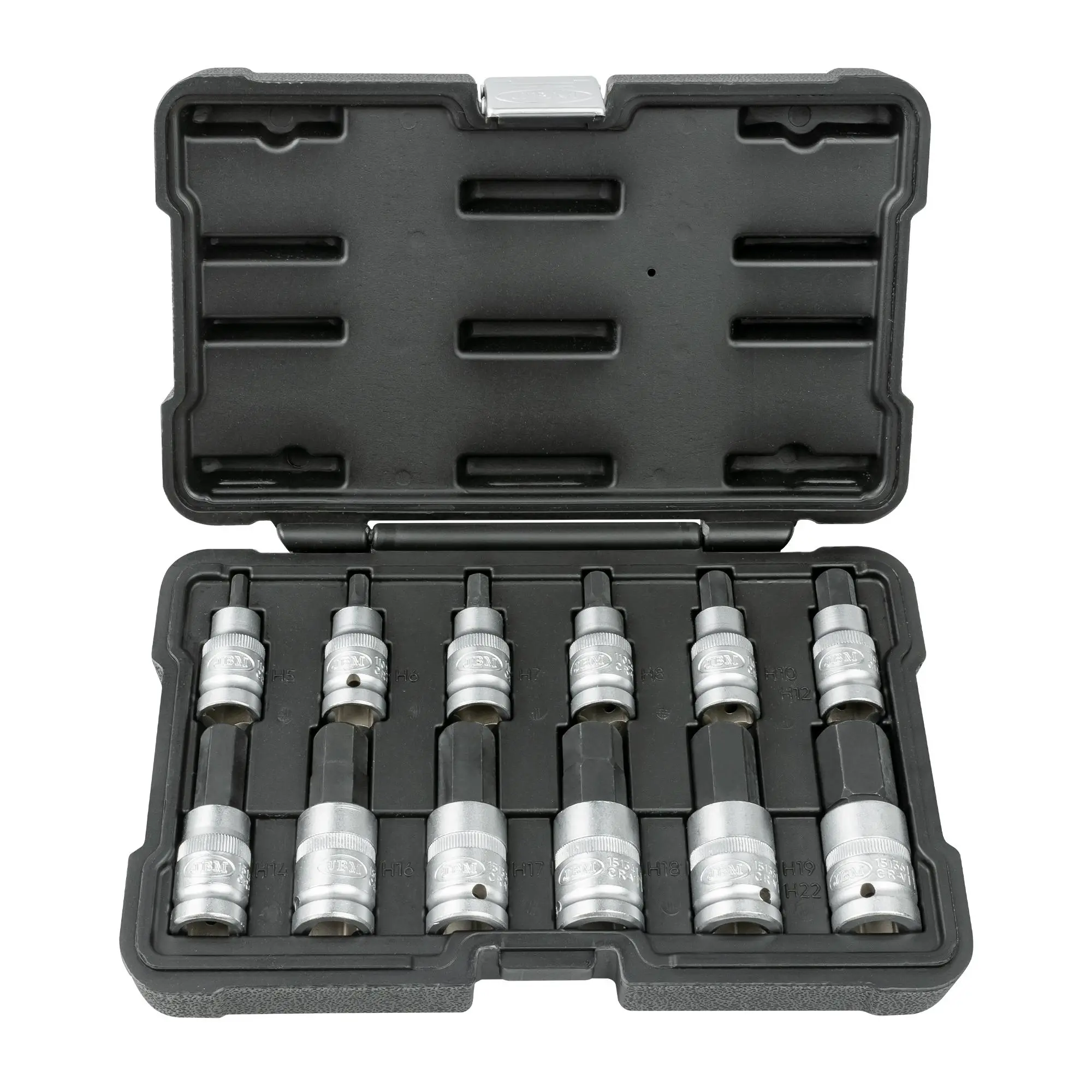 SET DE 12 PIEZAS DE 1/2" PUNTA HEXA