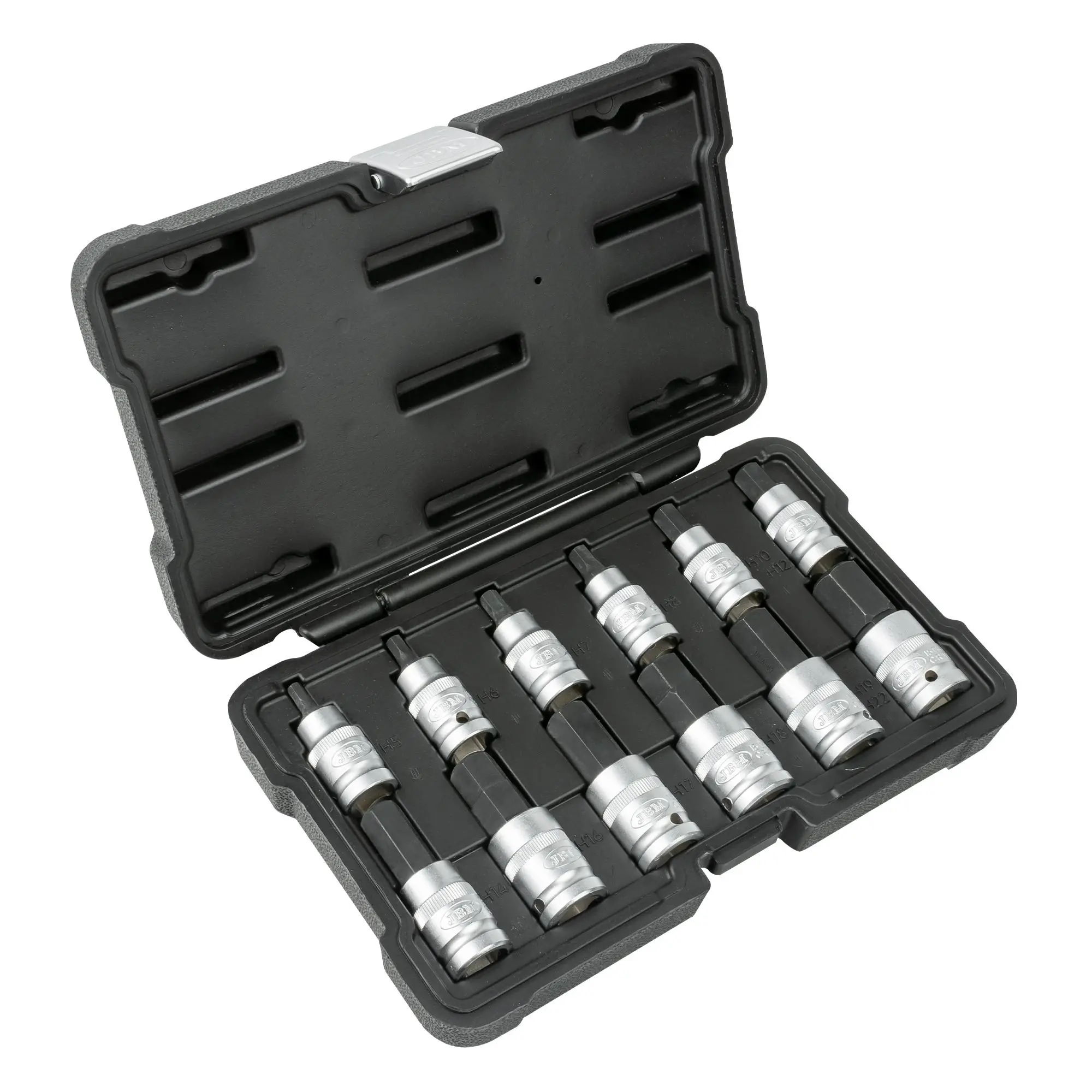 SET DE 12 PIEZAS DE 1/2" PUNTA HEXA