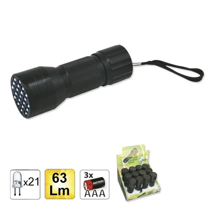 LINTERNA DE 21 LEDS