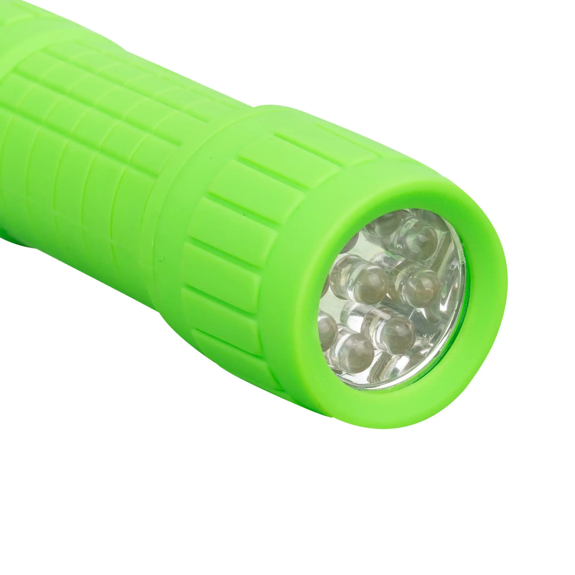 LINTERNA PLÃ�STICA 9 LEDS - VERDE