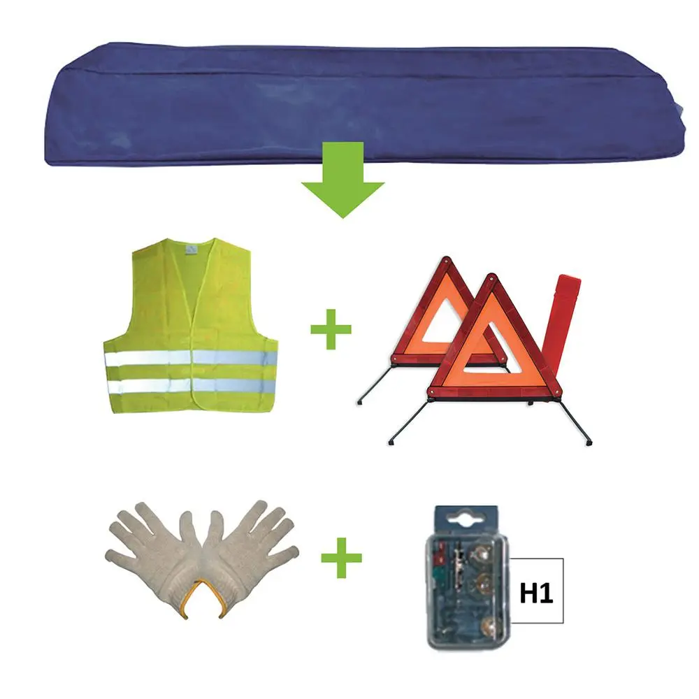 KIT EMERGENCIA BOLSA AZUL + MK H1 +