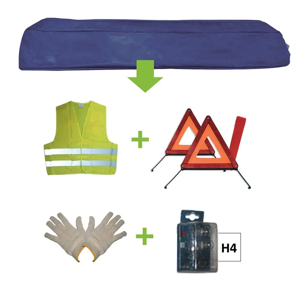 KIT EMERGENCIA BOLSA AZUL + MK H4 +