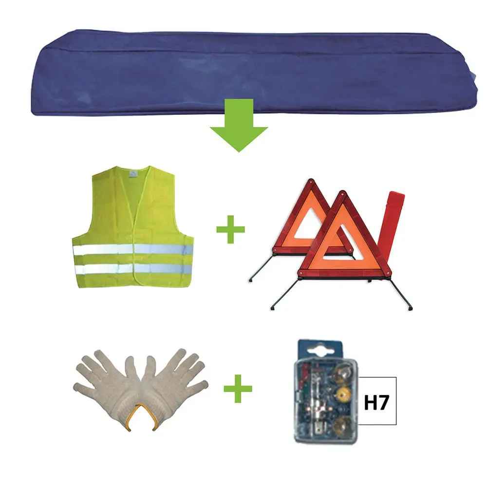 KIT EMERGENCIA BOLSA AZUL + MK H7 +