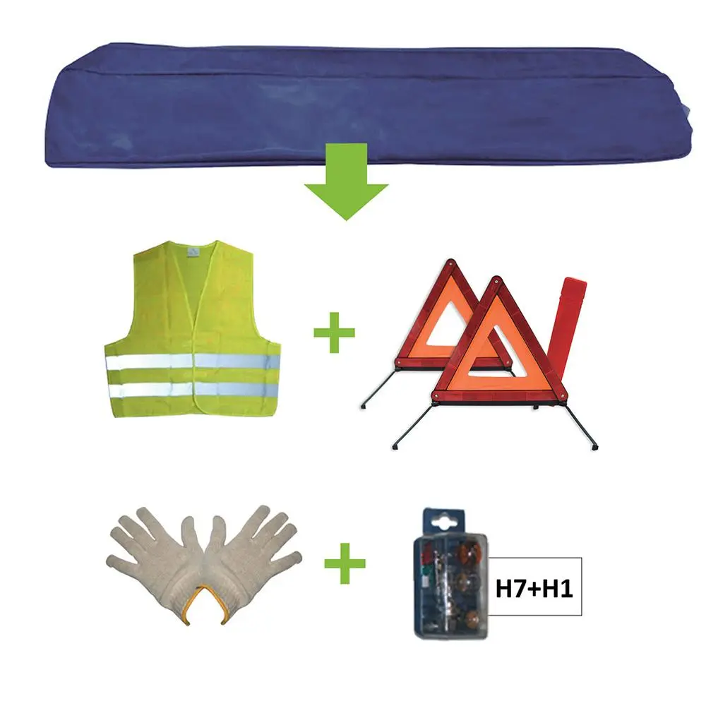 KIT EMERGENCIA BOLSA AZUL + MK H7+H