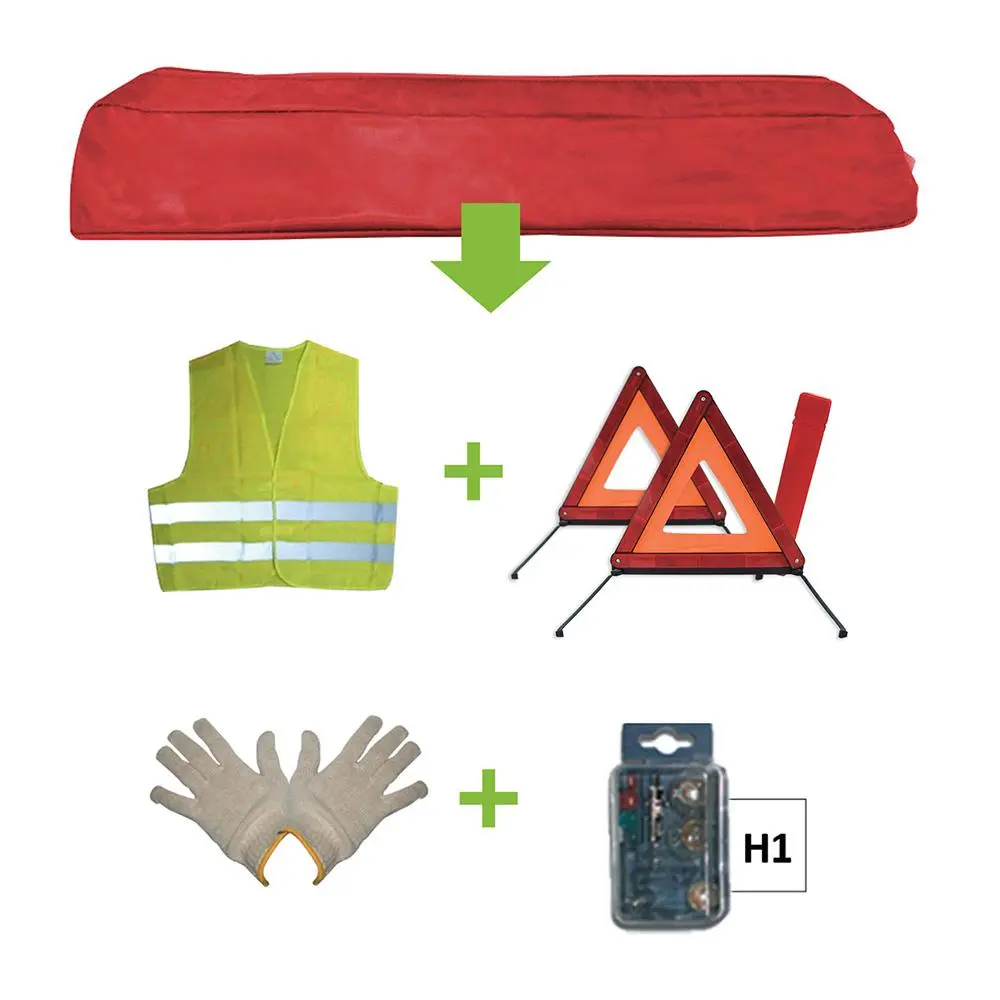 KIT EMERGENCIA BOLSA ROJA + MK H1 +