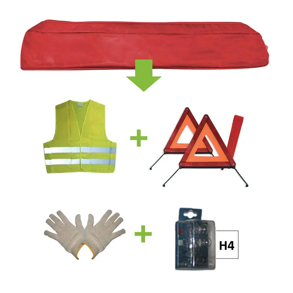 KIT EMERGENCIA BOLSA ROJA + MK H4 +