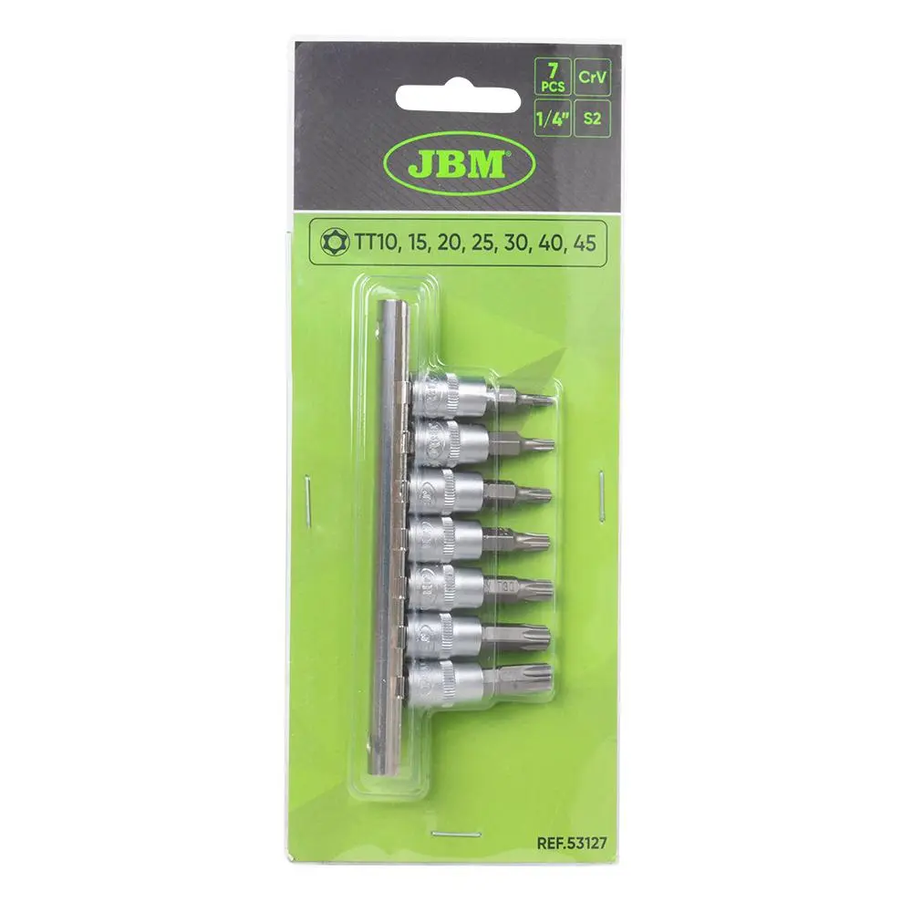 JUEGO DE 7 PUNTAS TORX INVIOLABLE 1