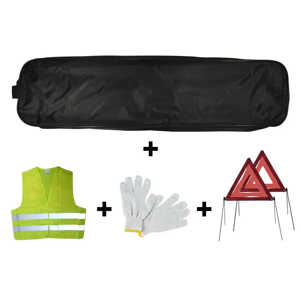 KIT EMERGENCIA BOLSA NEGRA RIBETE+2