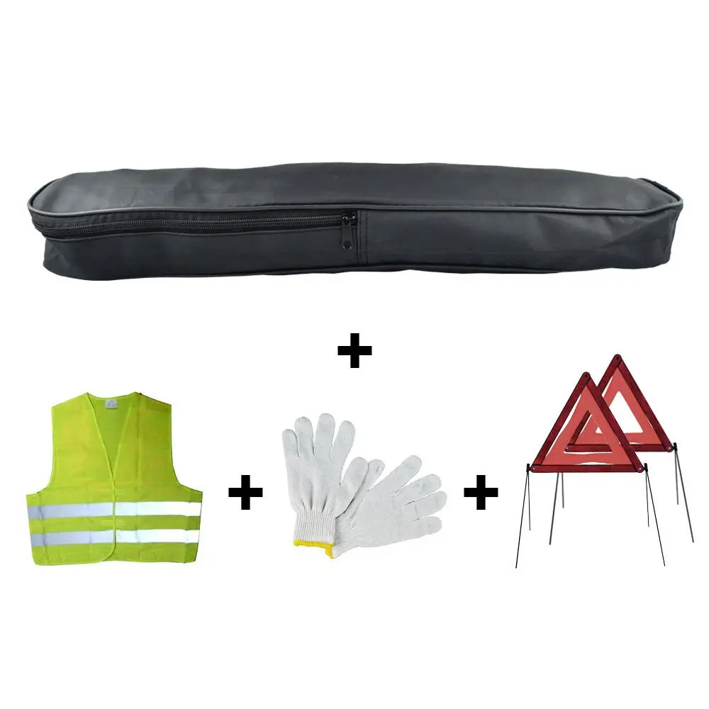 KIT EMERGENCIA BOLSA PVC+2TRIANGULO