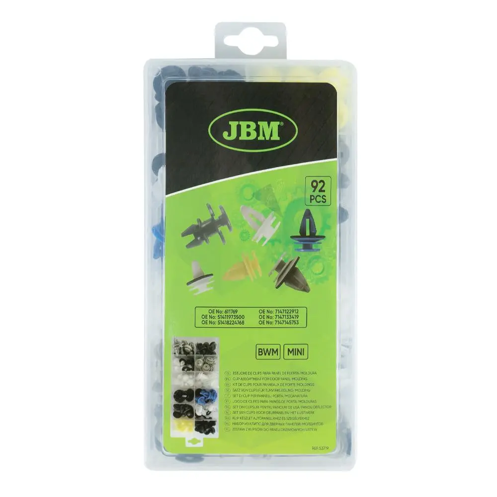 ESTUCHE DE CLIPS BMW MINI 92 PCS PA