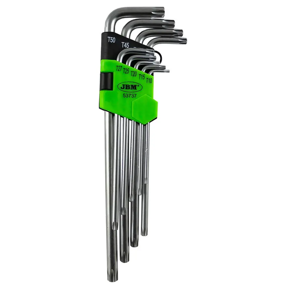 SET DE 9 LLAVES TORX (EXTRALARGAS)