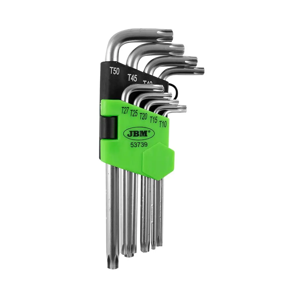 SET DE 9 LLAVES TORX LARGAS