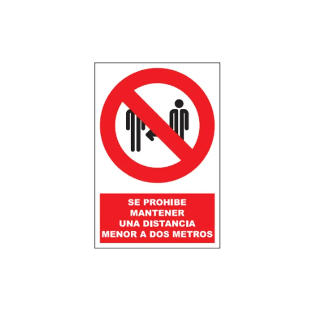 PAQUETE DE 5 CARTELES DE PROHIBICIA