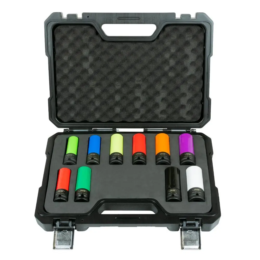 KIT DE 10 VASOS IMPACTO DE 1/2" ESP