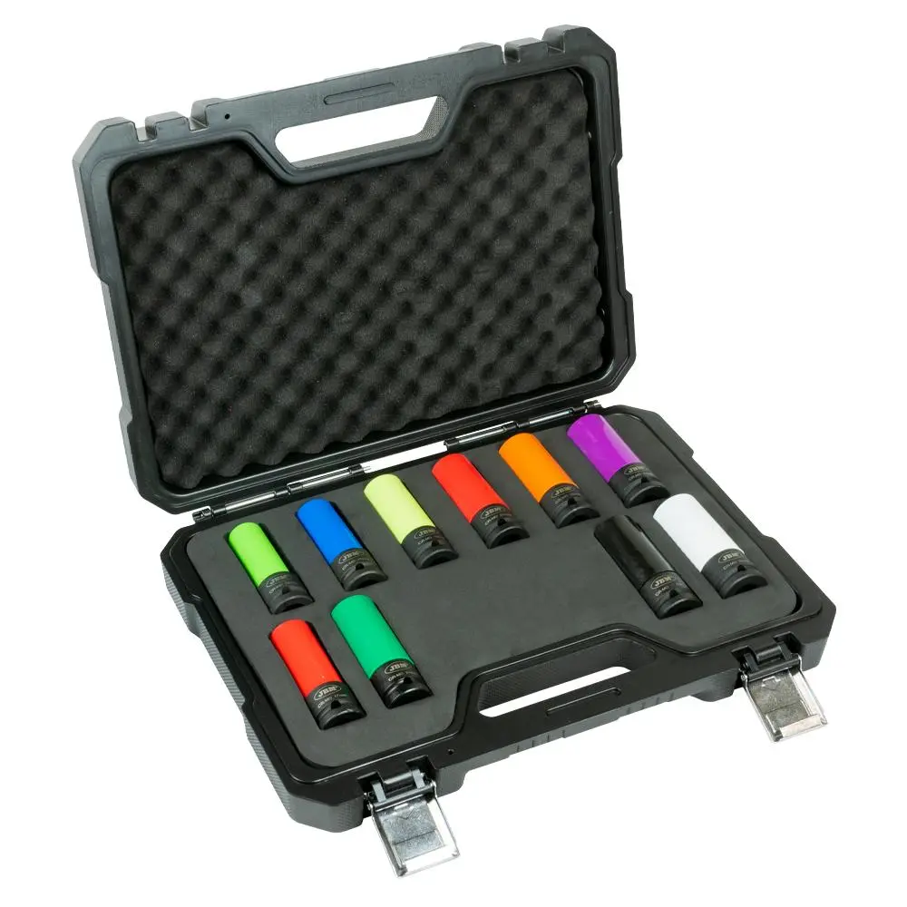 KIT DE 10 VASOS IMPACTO DE 1/2" ESP