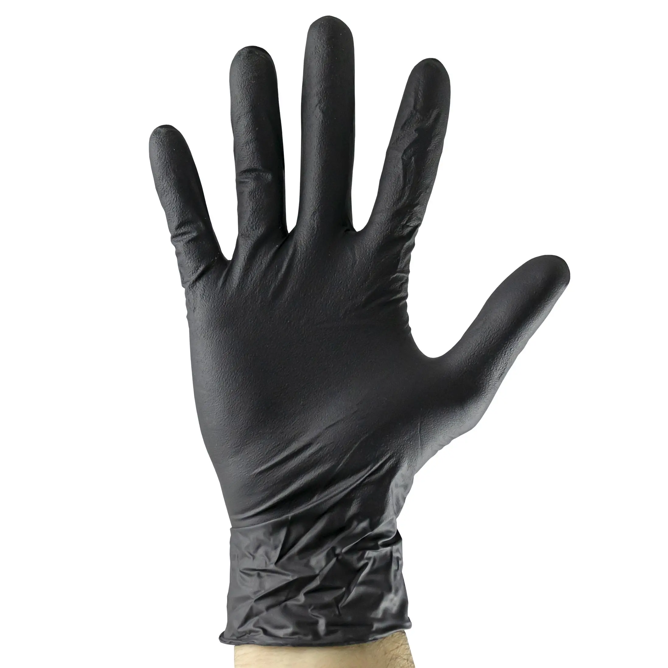 GUANTES NEGROS DESECHABLES DE NITRI