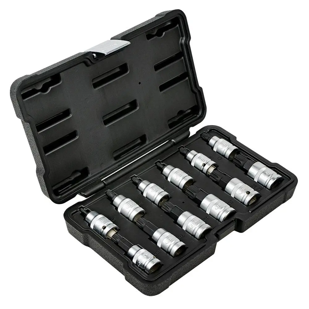 SET DE 12 PIEZAS DE 1/2" PUNTA DOCE