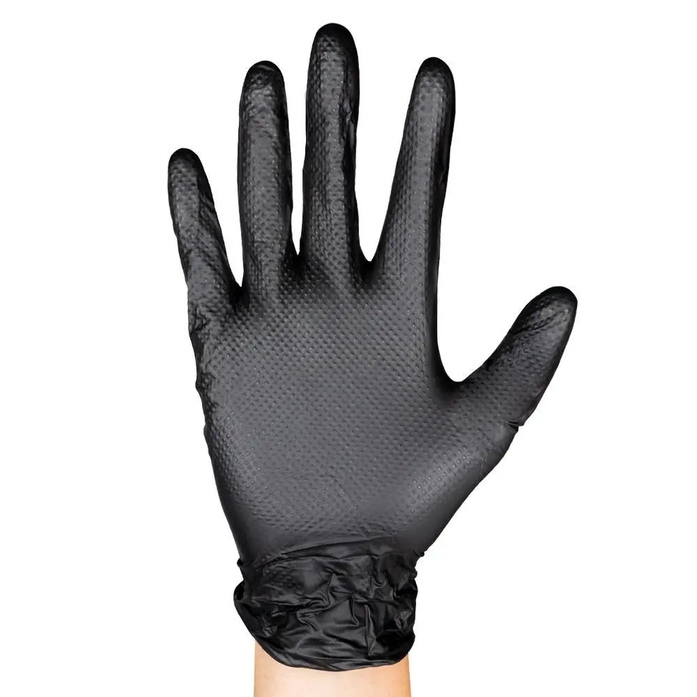 GUANTES NEGROS DESECHABLES DE NITRI