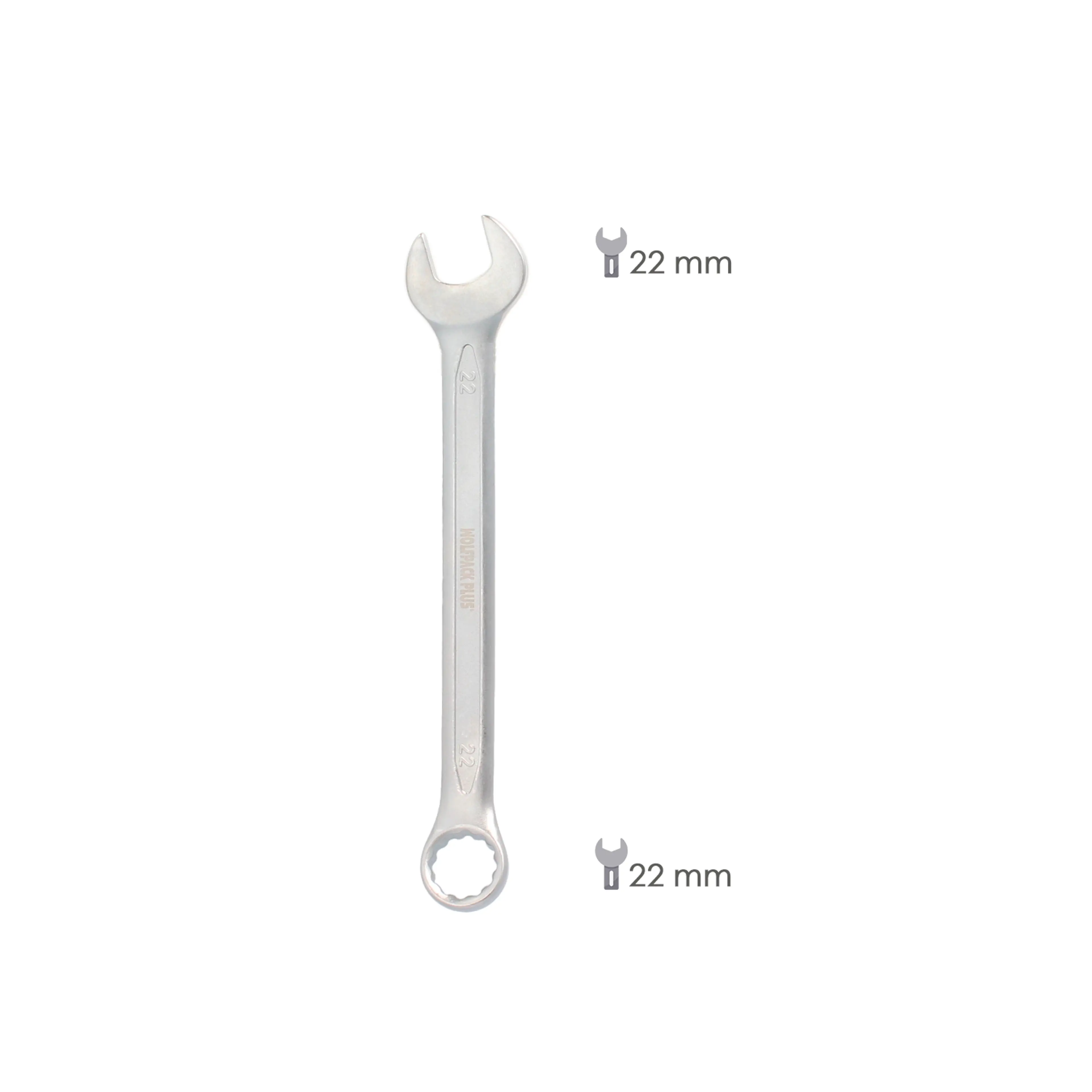 LLAVE COMBINADA PLUS 22X22 ACERO CR