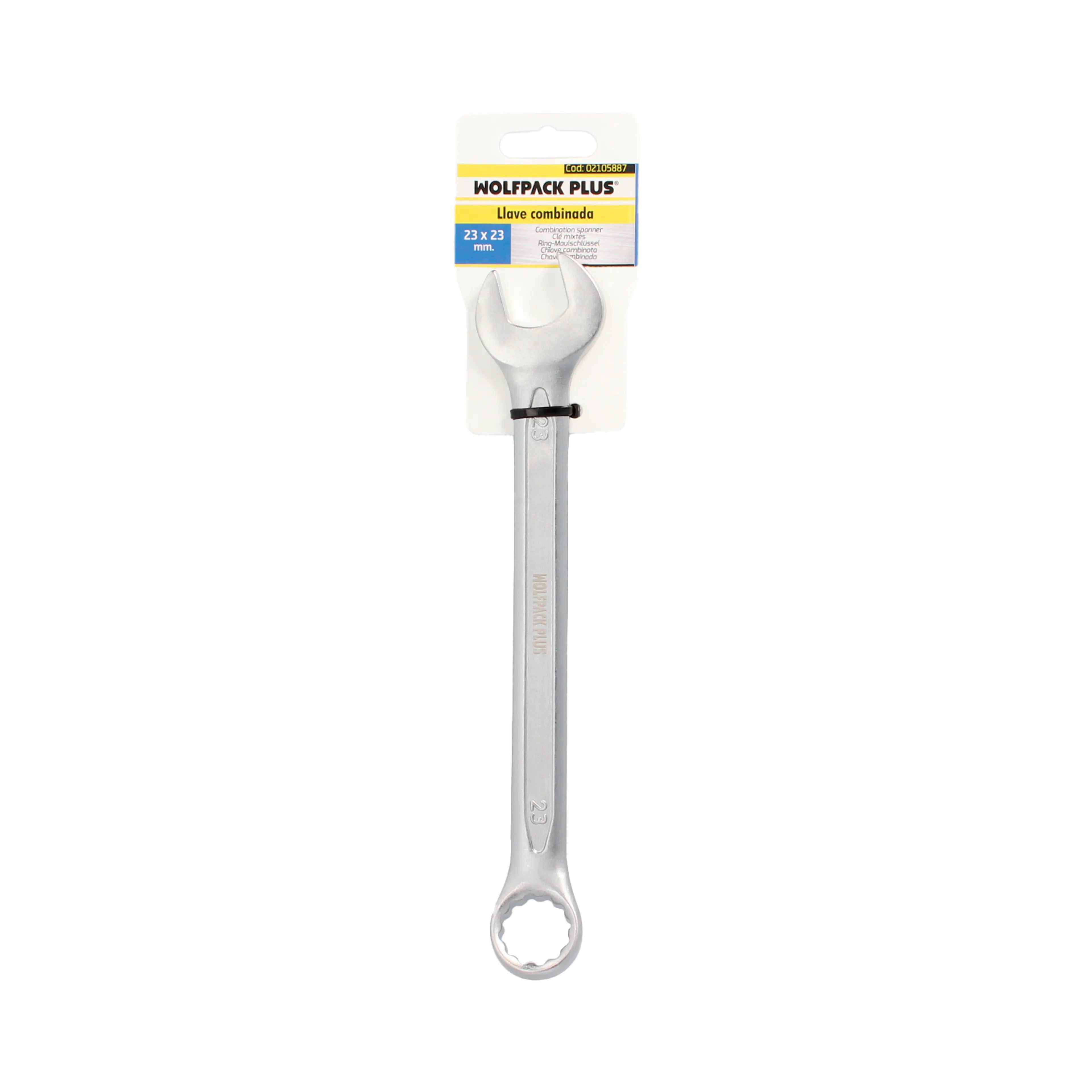 LLAVE COMBINADA PLUS 23X23 ACERO CR