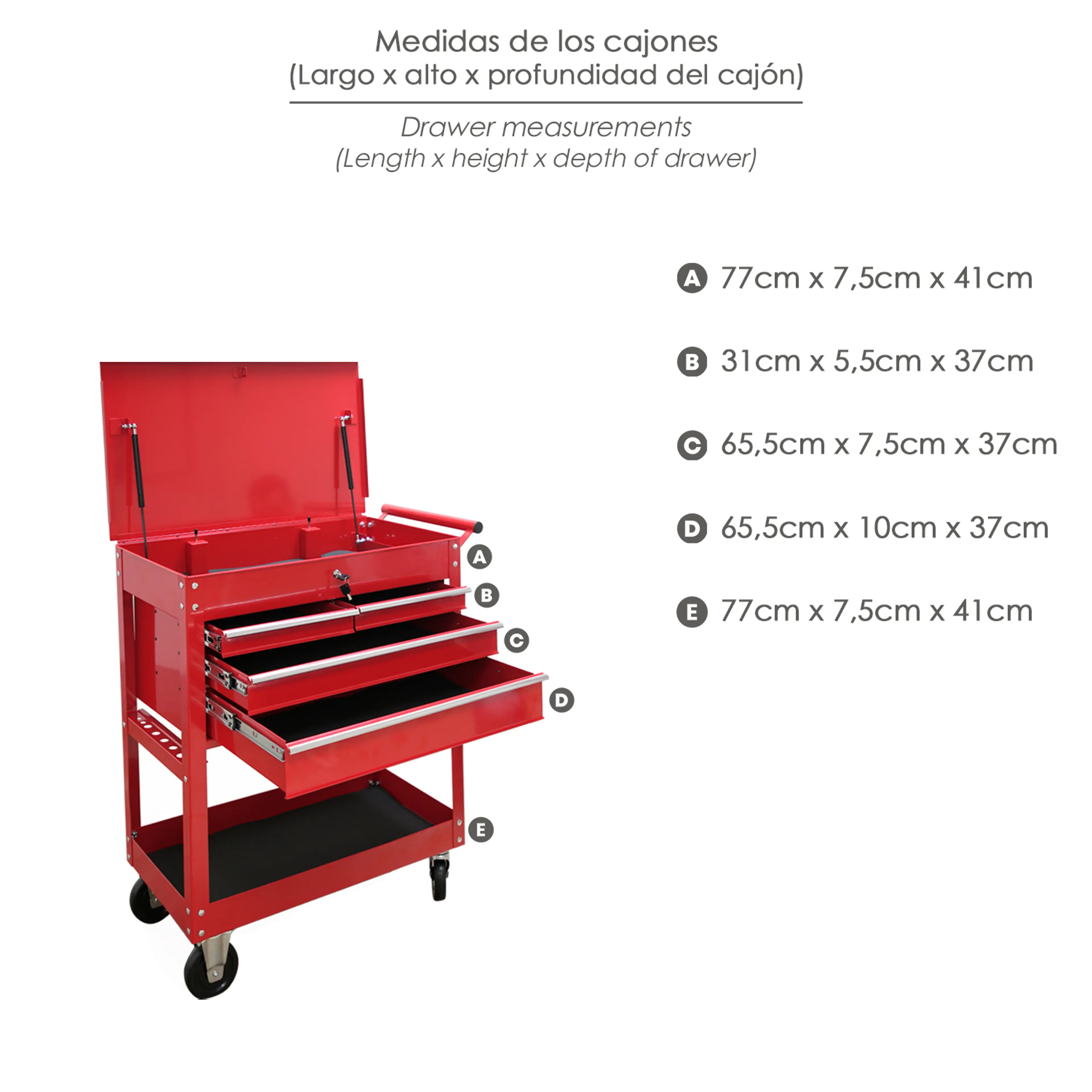 CARRO PORTAHERRAMIENTAS METALICO 86