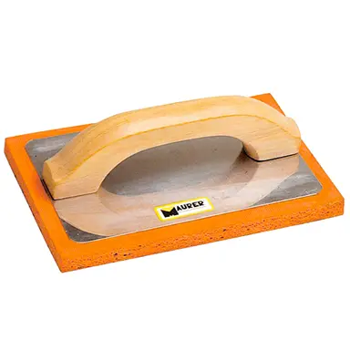 TALOCHA ALUMINIO CON ESPUMA NARANJA