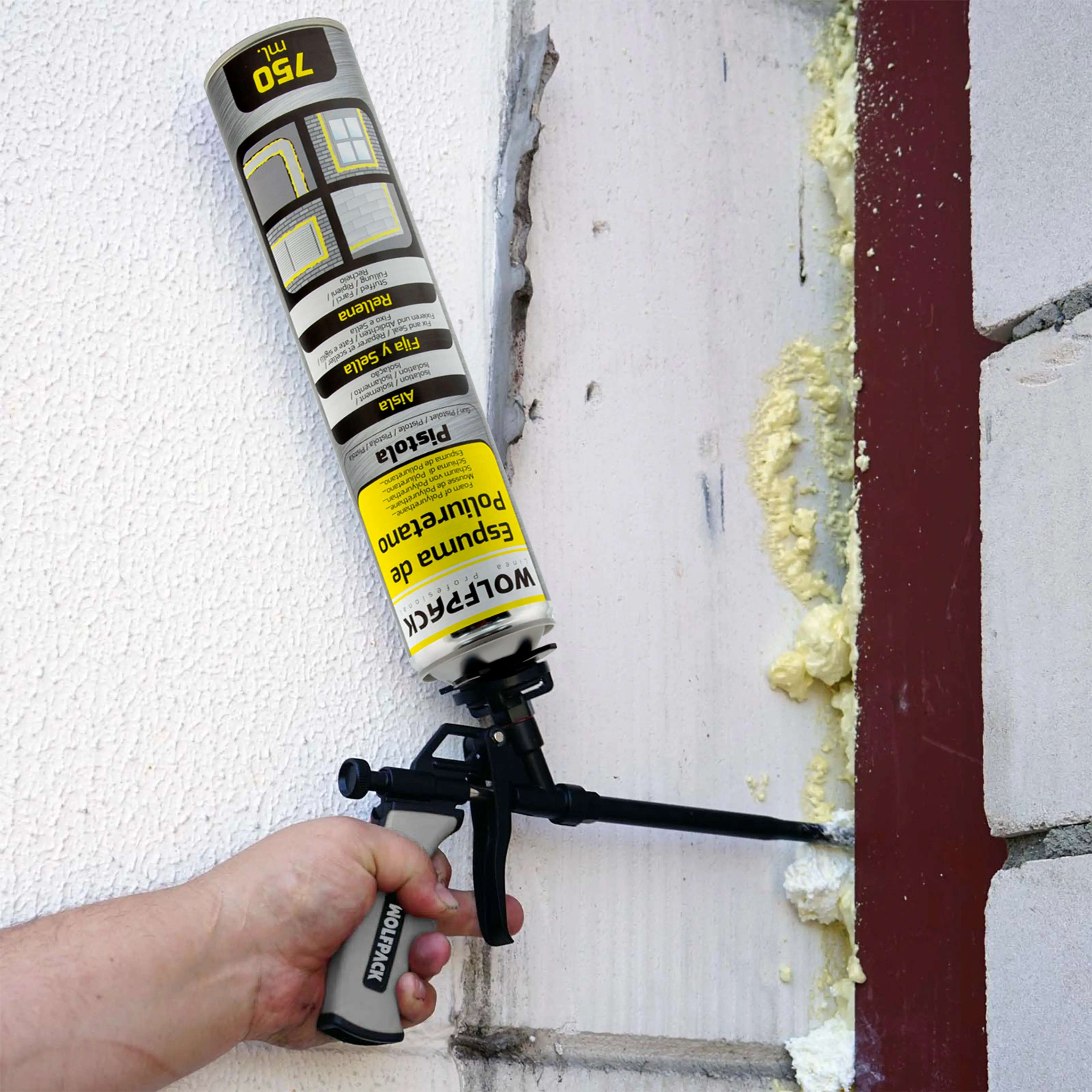 PISTOLA PARA ESPUMA POLIURETANO INT